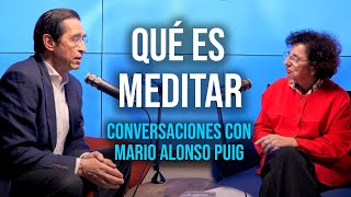 Qué es la MEDITACIÓN y por qué nos cuesta tanto meditar  Conversaciones con Mario Alonso Puig [upl. by Bette329]