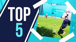 Scoring FIRST EVER Top Bin attempt  Top 5 Unbroadcast Top Bins Goals [upl. by Dee Dee631]