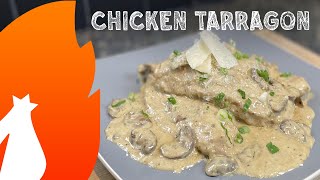 How to make Chicken Tarragon Tarragon Mushroom Cream Sauce [upl. by Ettenrahs]