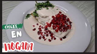 Chiles en Nogada Receta facil viralvideo food cooking kitchen recipe mexico chiles [upl. by Mashe]