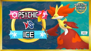 PSYCHIC TYPES vs ICE TYPES  Round 15 PokeType League 02 [upl. by Ludwigg424]