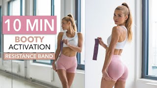 10 MIN BOOTY ACTIVATION  to grow your glutes  optional Resistance Band I Pamela Reif [upl. by Bocock]