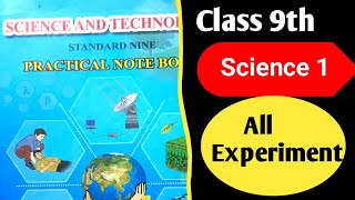 Class 9th Science And Technology Practical Book Answer Part 1 All Experiment  विज्ञान प्रात्यक्षिक [upl. by Ynnig738]