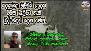 ගම්පොල ප්‍රදේශයේ උපාසිකාව සමග සිදුකල සාකච්ඡාව Dharma discussion with the devotee of Gampola area [upl. by Rawdin221]