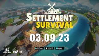 Settlement Survival  Mobile Release Date Announcement Trailer [upl. by Maram304]