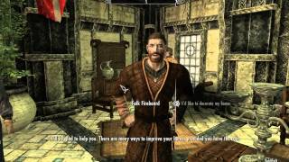 Skyrim Free House Tutorial GLITCH for 360PCPS3 [upl. by December]