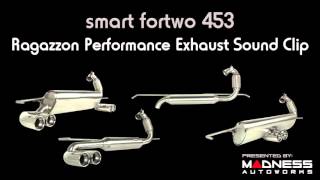 smart fortwo 453 Ragazzon Performance Exhaust Sound Clip [upl. by Asi]