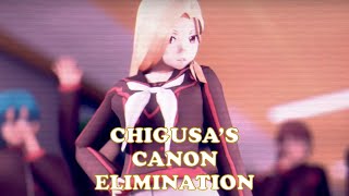 Yandere Simulator  1980s Mode Week 9  Chigusas Canon Elimination S Rank [upl. by Fronniah]