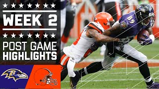 Ravens vs Browns  NFL Week 2 Game Highlights [upl. by Oinotnanauj642]