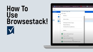 How to Use Browsestack in Smartsheet Account easy [upl. by Gannes]