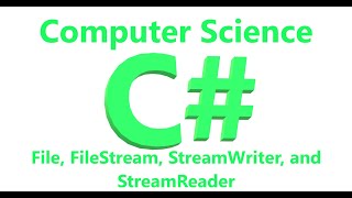 File FileStream StreamWriter and StreamReader  Coding in C [upl. by Ciapas]