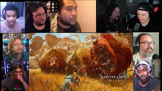 MONSTER HUNTER WILDS GAMEPLAY TRAILER  reaction mashup [upl. by Annasiul]