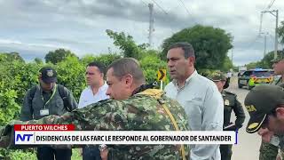 Disidencias de las FARC le responde al gobernador de Santander [upl. by Sivek]