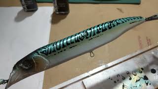 DIY mackerel pattern lureSeñuelo de patrón de pescado de caballa de bricolaje DIY サバ魚パターン ルアーPart2 [upl. by Mead]