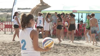 Vóleyplaya femenino en el segundo día del XXVII Campeonato de Ceuta [upl. by Noryt934]