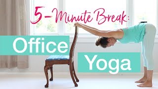 5Minute Break  Office Yoga [upl. by Annaej]