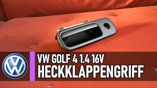 Beispiel Montage VW Golf 4 Variant  SenCom TQ  Kabelbaum RepSatz Heckklappe [upl. by Micco896]