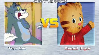 MUGEN BATTLES  Tom Cat vs Daniel Tiger  Tom and Jerry vs Daniel Tigers Neighborhood [upl. by Everrs]