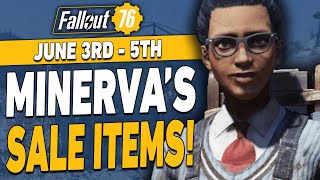 Fallout 76 Minerva Sale Location  June 3rd  5th [upl. by Pelagia]