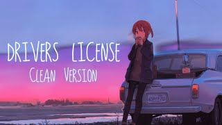 Nightcore  drivers license Clean  Request Lyrics [upl. by Analem]