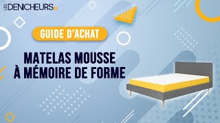 👓 MEILLEUR MATELAS MOUSSE À MÉMOIRE DE FORME 2023  Comparatif amp Guide dachat [upl. by Gardner78]