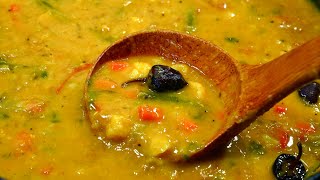 The ONLY Vegetable Lentil Dal Recipe You’ll Ever Need  Veg Dal Recipe [upl. by Yelruc]