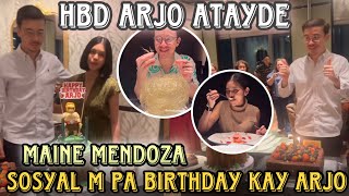 Arjo Atayde sinorpresa ng asawang si Maine Mendoza ngayong Birthday sa expensive resto abroad  HBD [upl. by Nnahgaem]