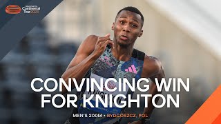 Erriyon Knighton supreme in Bydgoszcz  Continental Tour Gold 2023 [upl. by Rochester]