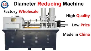 Steel Bar Rod Diameter Reducing Machine Necking And Shrinking Machine [upl. by Ladnik308]