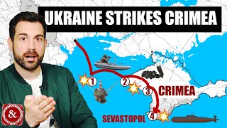 How Ukraine Hit Russian Forces Deep Inside Crimea [upl. by Llenrac]