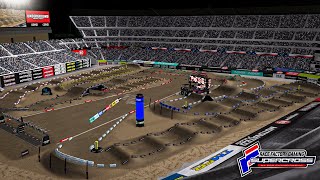 2024 ROUND 4 ANAHEIM 2 SUPERCROSS 450 PRO MAIN EVENT 3  MX SIMULATOR [upl. by Stanislaw318]