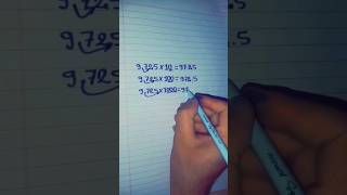 Multiplying decimals by 10 100 and 1000 viral foryou [upl. by Barimah]