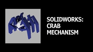 SolidWorks  Klann Linkage [upl. by Nedap]