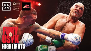 UNDISPUTED CHAMPION CROWNED  Tyson Fury vs Oleksandr Usyk Fight Highlights Ring of Fire [upl. by Ennirroc]