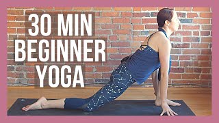 30 min Beginner Yoga  Full Body Yoga Stretch No Props Needed [upl. by Arehc509]