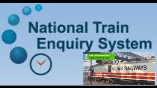 NTES National Train Enquiry SystemEverything u need know about Railways and Trains [upl. by Erund426]