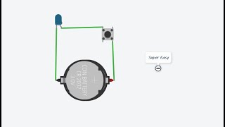 Controlling the LED using push button in TinkerCad [upl. by Abla]