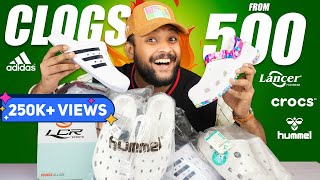 6 BEST CROCSCLOGSSLIDERS FOR MEN 🔥 Amazon Clogs Haul Review 2022  Adidas Crocs  ONE CHANCE [upl. by Cristin]