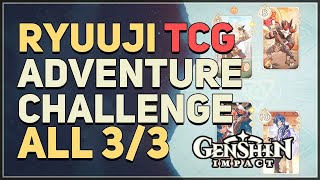 Ryuuji TCG Adventure Challenge Genshin Impact [upl. by Aryaz]