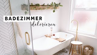 BadewannenAblage bauen amp Badezimmer dekorieren  heylilahey [upl. by Cailean]