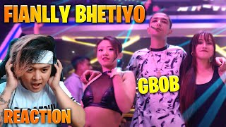 Junior Reacts Gbob Finally Bhetiyo Official Music Video [upl. by Rybma]