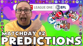 202324  EFL LEAGUE 1 PREDICTIONS  MATCHDAY 2 [upl. by Alaster]