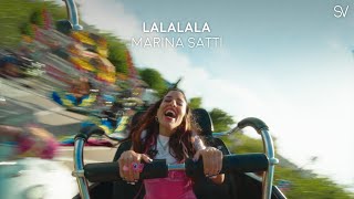 Marina Satti  LALALALA Lyrics Video [upl. by Arahs684]