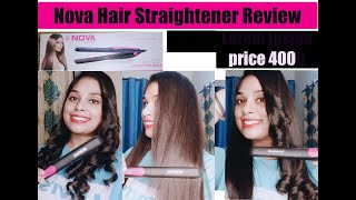 Nova hair straightener review [upl. by Nylitsirk]