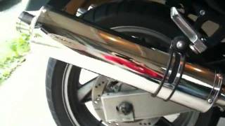 03 ZZR Delkevic exhaust [upl. by Gnehp]