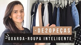 COMO MONTAR UM GUARDA  ROUPA INTELIGENTE FEMININO Roupas essenciais para montar um guarda  roupa [upl. by Don]