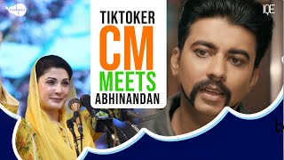 Tiktoker CM Meets Abhinandan  Maryam Nawaz Sharif  Ashleel Tiwari  Nashpati  IQE [upl. by Oiragelo]