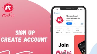 Meetup Signup  Create new Account on Meetup app [upl. by Lebezej]