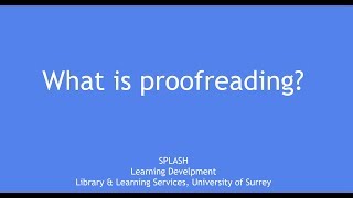 What is proofreading [upl. by Kassandra]