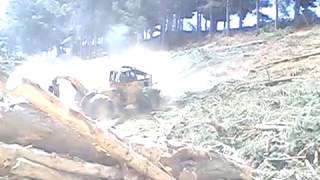 When Brakes Fail on a Skidder [upl. by Powe]